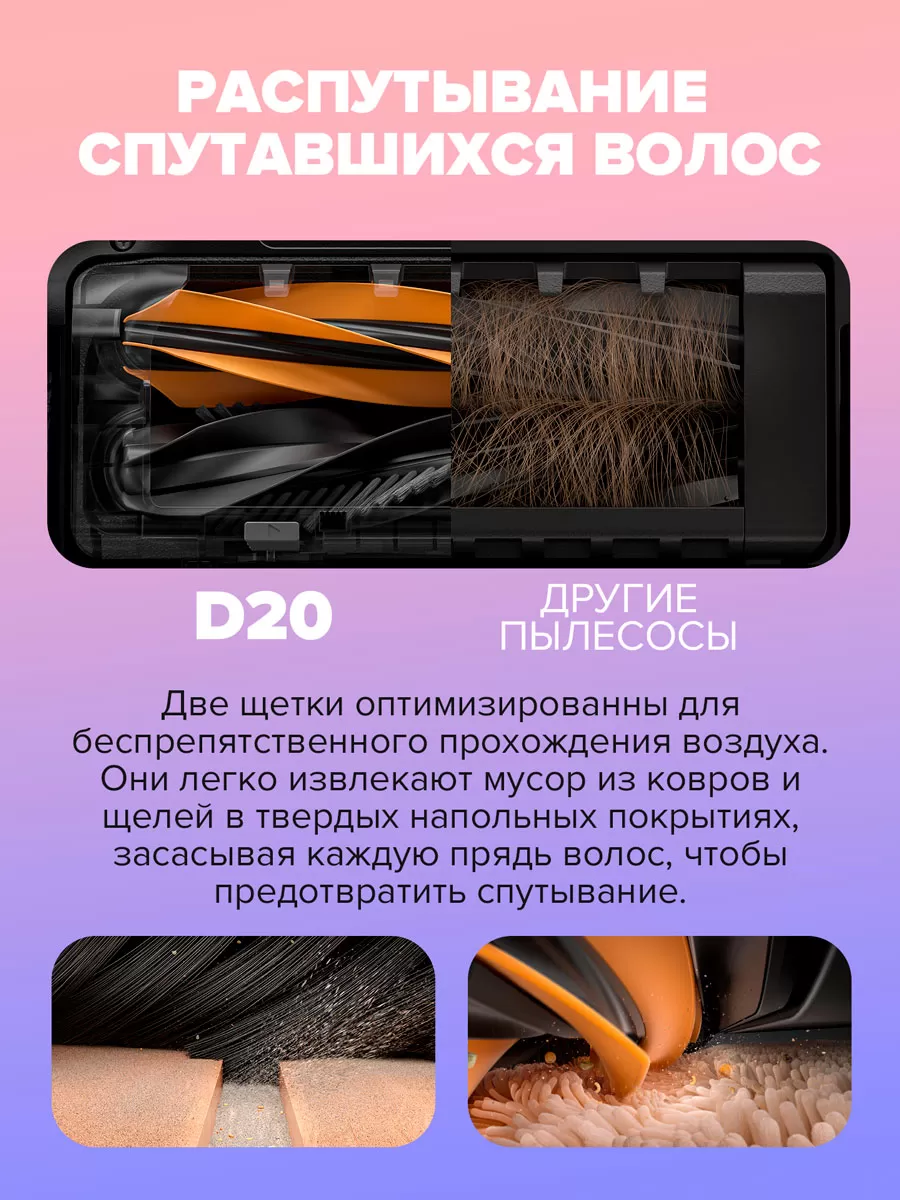 Dreame D20 White | Робот-пылесос